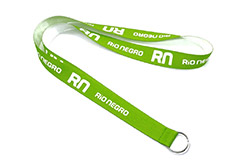 Cinta colgante de poliéster con argolla sinfín. Ancho de 20 mm, personalizadas en impresión full color a una o ambas caras. Largo total aproximado de 45 cm, entregadas listas para usar. Disponibles otras terminaciones según necesidad. Fabricación mínima: 100 unidades. - 2