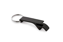 Llavero destapador de botellas fabricado en aluminio resistente. Este práctico y funcional accesorio está disponible en una amplia variedad de colores vibrantes. Se destaca por tener un diseño compacto y ser extremadamente liviano, lo que lo hace ideal para llevar cómodamente a todas partes en el uso diario. Resulta una excelente opción para merchandising y campañas promocionales masivas. Las medidas generales del producto son de 1,1 cm por 6 cm por 1,5 cm. - 2